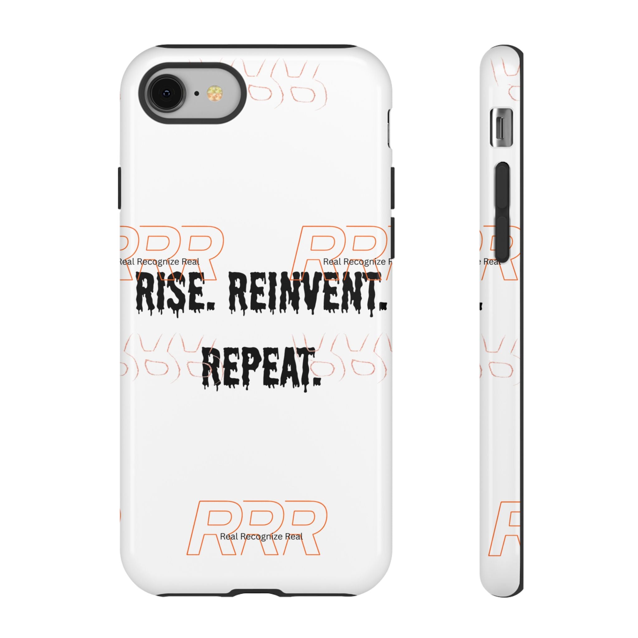 Tough Cases — "Rise. Reinvent. Repeat." Motivational Phone Case