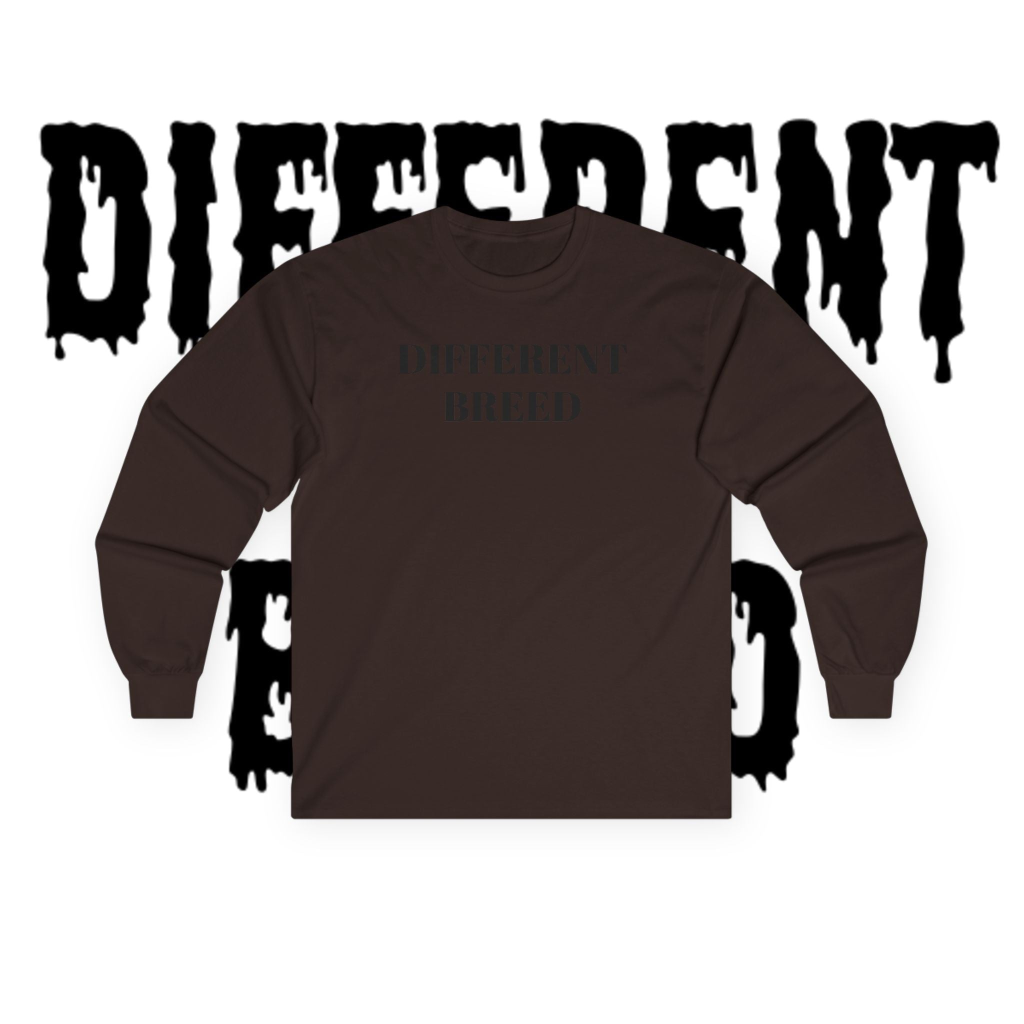 Different Breed Long Sleeve Tee — “Take Risk and Prosper” Graphic