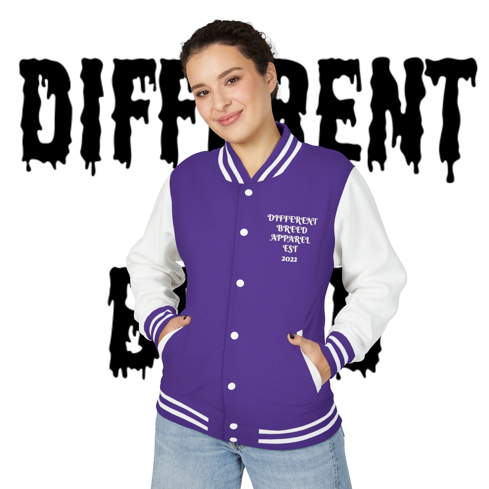 Letterman Jacket — 'Different Breed' Retro Varsity Jacket