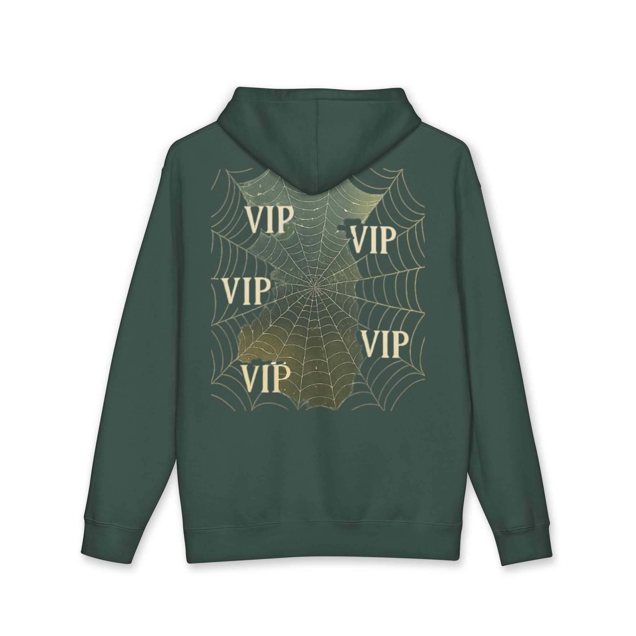 Hoodie — "Street Scholar" Graphic Hoodie with VIP Spiderweb Backprint