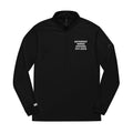 Embroidered Quarter-Zip Pullover — Heather Grey Athletic Pullover