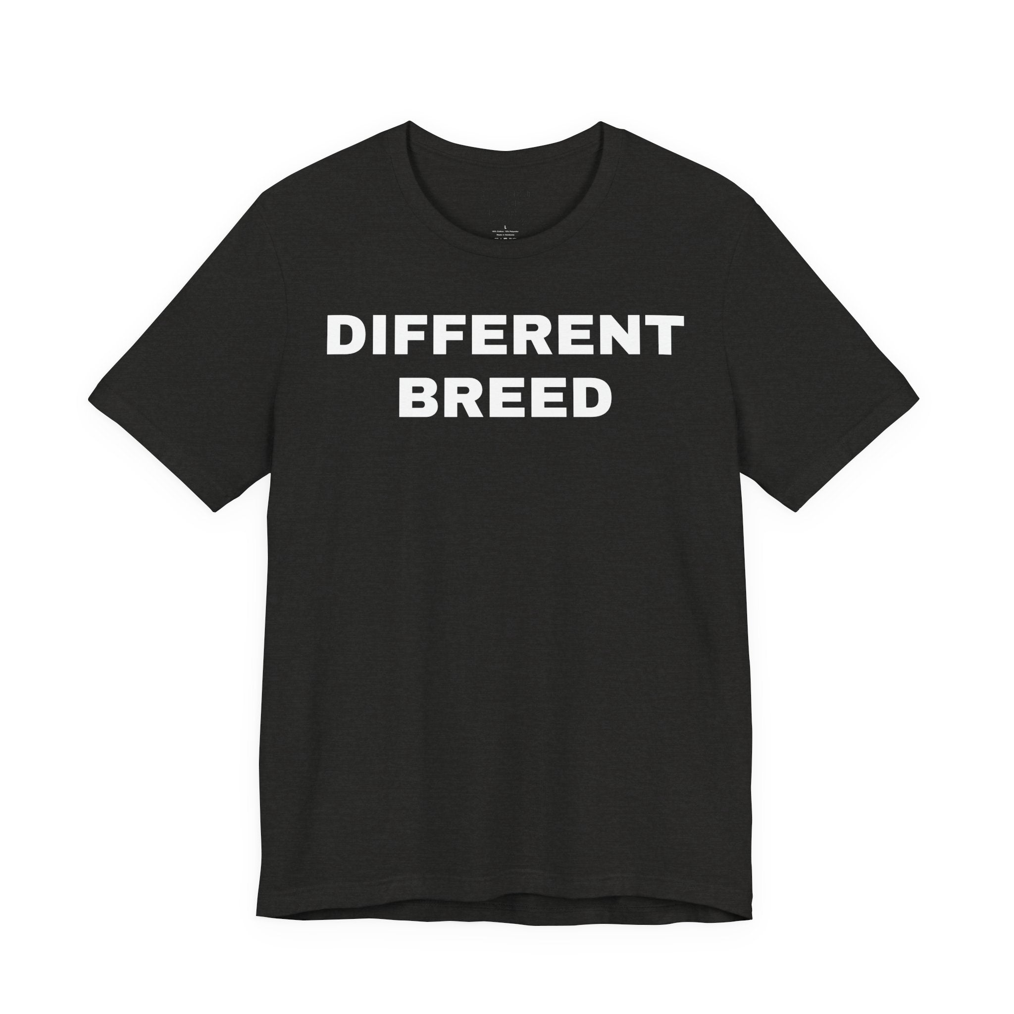 Different Breed Tee — “Old Testimony Builds New Character” Inspirational Graphic T-Shirt