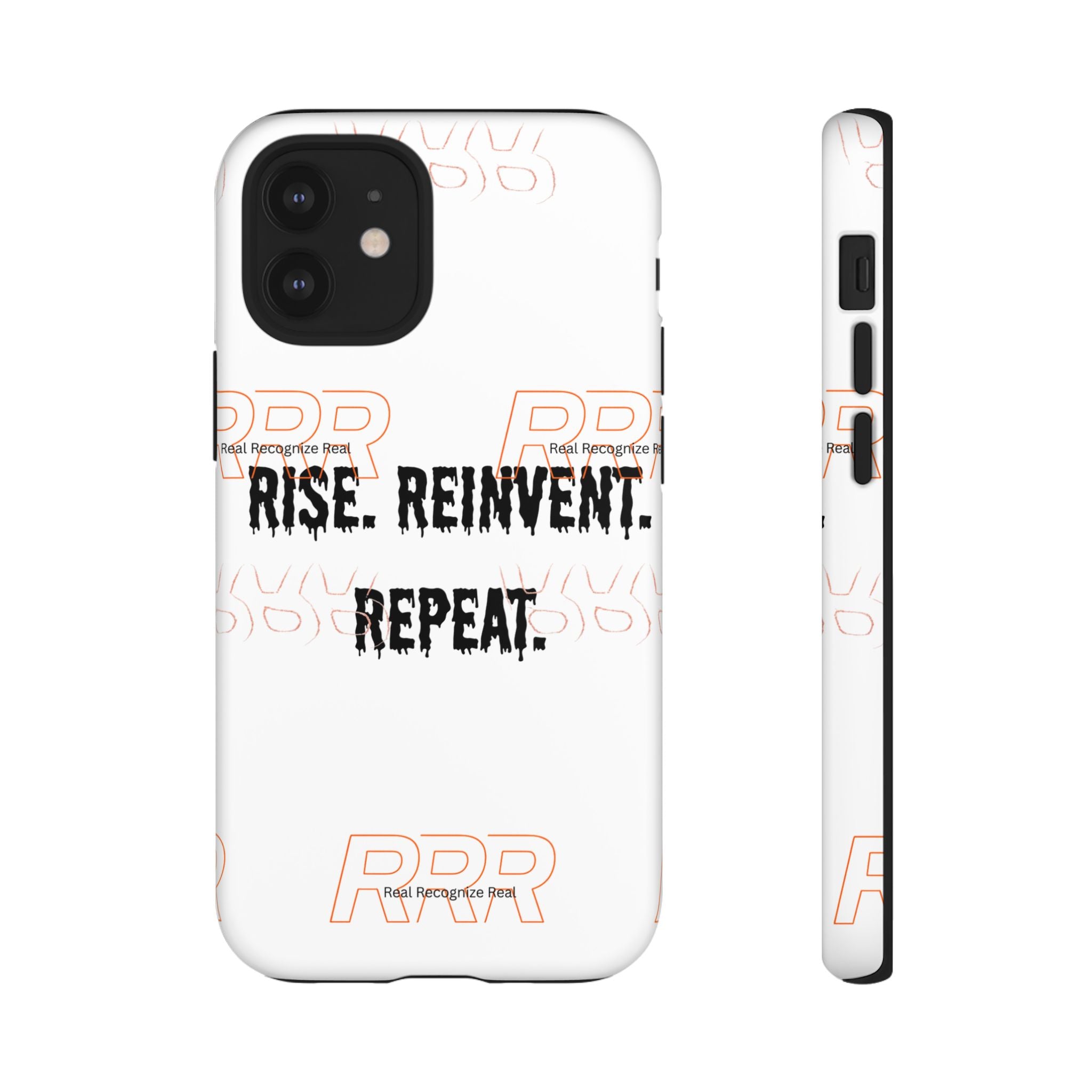 Tough Cases — "Rise. Reinvent. Repeat." Motivational Phone Case