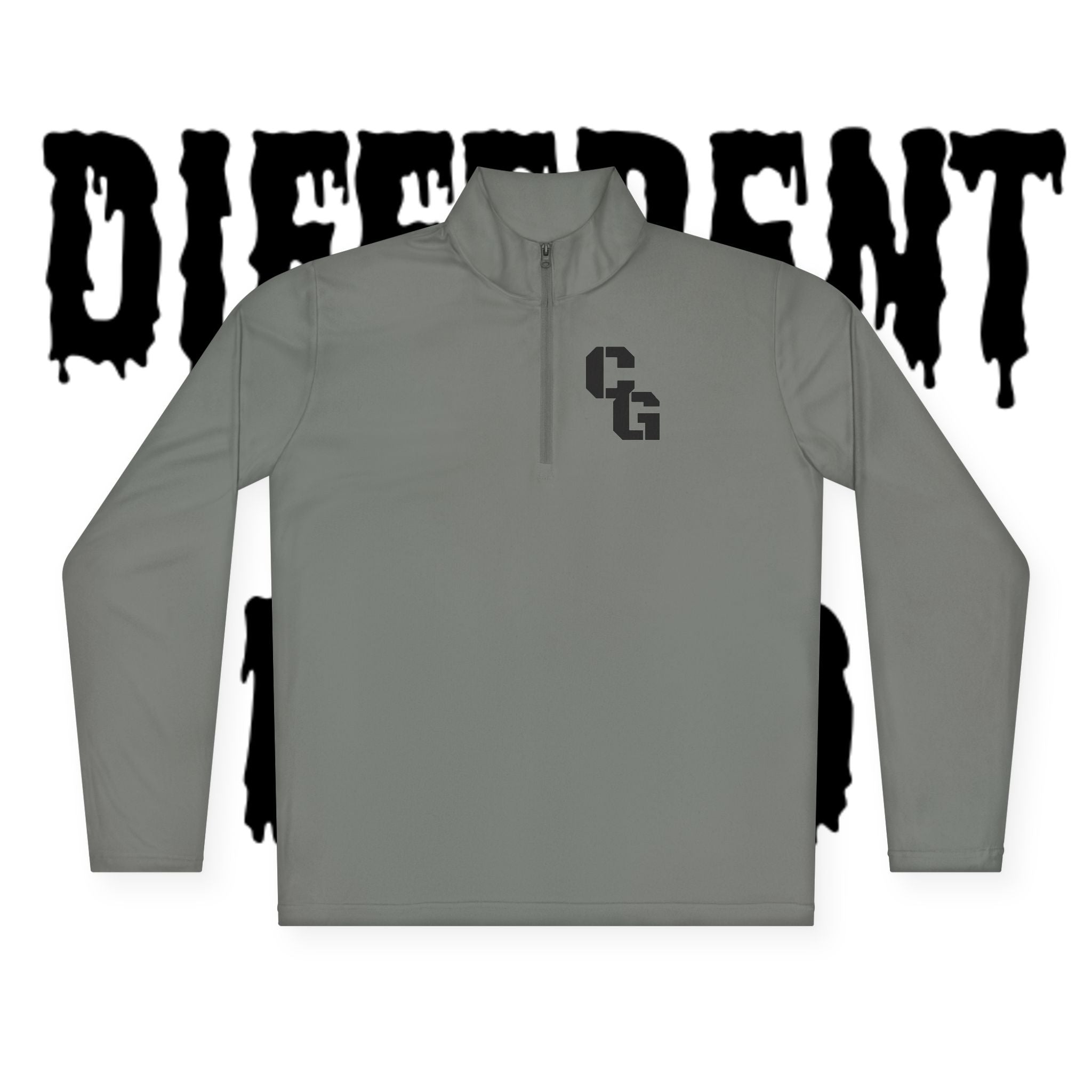Certified GOAT Quarter-Zip Pullover — Graphic Goat Logo Pullover