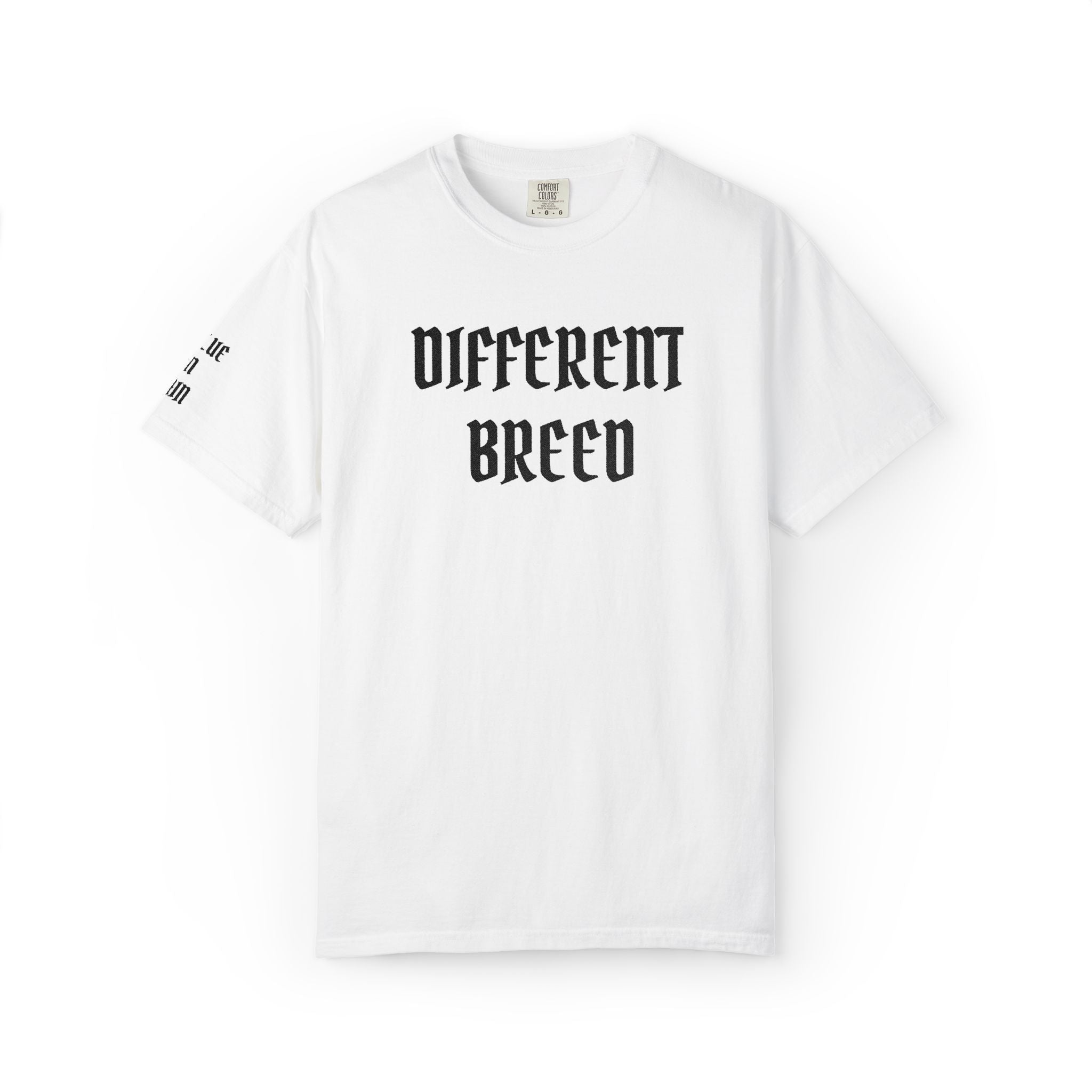 Different Breed T-Shirt — Gothic Text Graphic Tee
