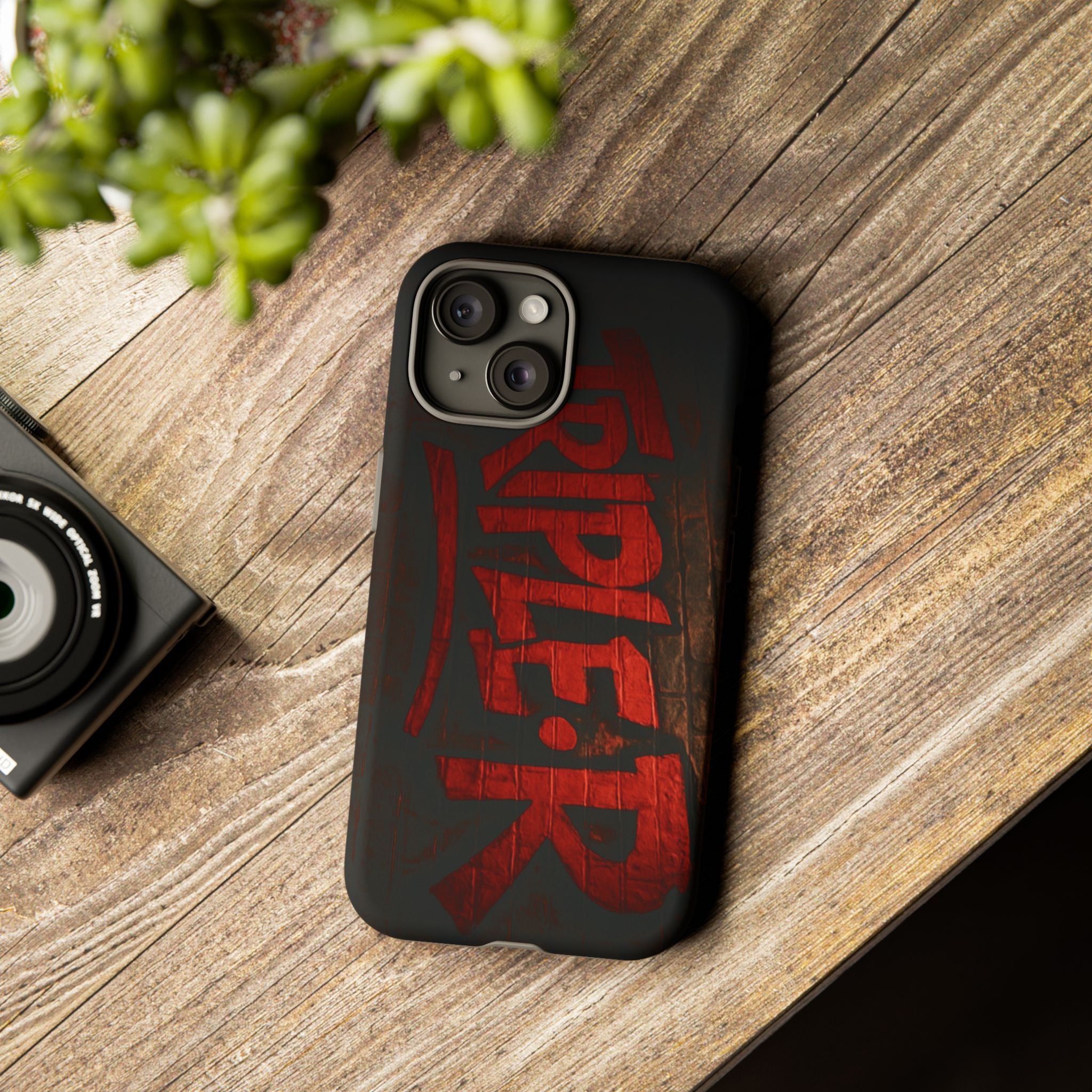 Triple-R Graffiti Phone Case — Rugged Protective iPhone Cover
